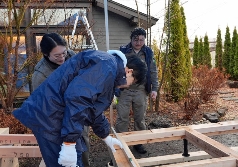 ワークショップ「断熱小屋づくり」