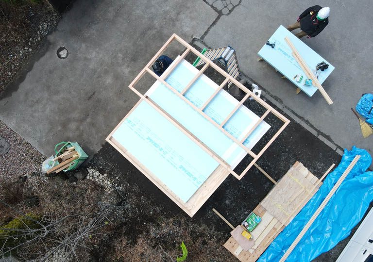 ワークショップ「断熱小屋づくり」