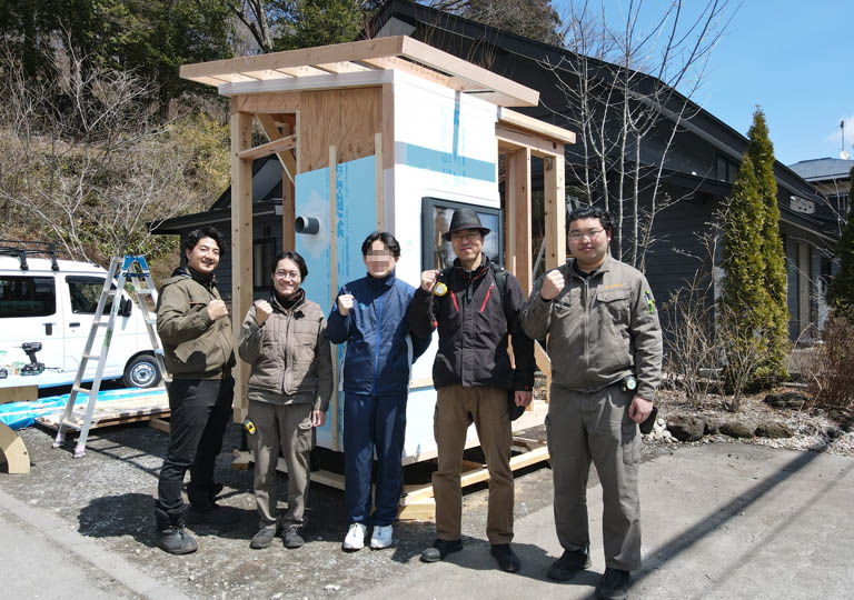 ワークショップ「断熱小屋づくり」